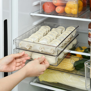 冻饺子盒多层装水饺的托盘冷冻冰冻存放保鲜家用冰箱专用收纳盒子