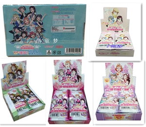 广州童梦正版日文LoveLive校园偶像收集卡补充包全新盒和卡组现货