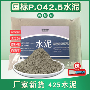 普通硅酸盐P.O42.5黑水泥高标号425瓷砖大学土木工程实验室自流平