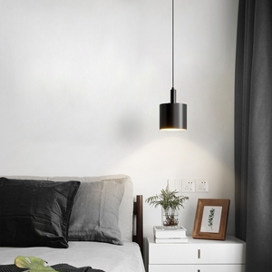 卧室床头灯现代简约北欧餐厅吧台小吊灯设计师极简玄关长线氛围灯