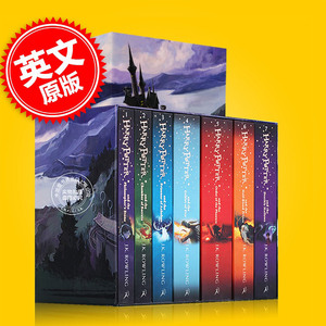 现货 哈利波特英语原版书全套 1-7 Harry Potter Complete Collection 哈利波特与魔法石英文版 JK罗琳 哈利波特书全套