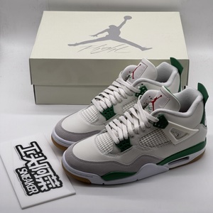 阿菜 Nike SB x Air Jordan 4 Pine Green 绿松石 联名中帮篮球鞋