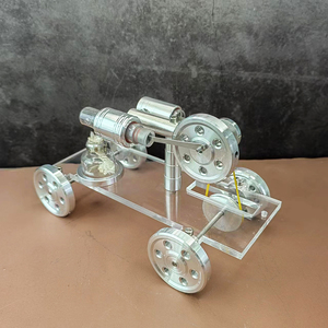 可动发动机模型神冰斯特林发动机小车模型微型发电机模型迷你引擎