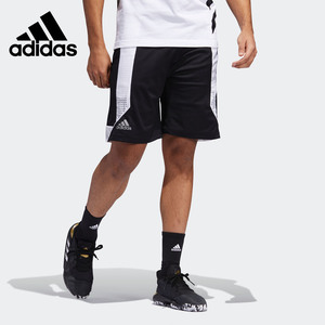 Adidas/阿迪达斯官方正品男子篮球运动宽松吸汗透气短裤 BS5016