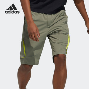 Adidas/阿迪达斯正品 2021夏季新款男子运动休闲时尚短裤GN7334