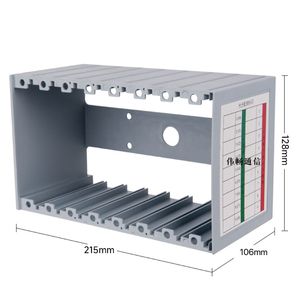 厂家直销 立式八槽位光分路器插片框 分光器安装盒 插片盒 加厚高