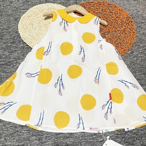 卡尼罗品牌 专柜童装夏季新款中大童儿童高品质韩版纯棉连衣裙