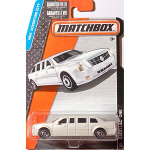 火柴盒Matchbox 凯迪拉克陆军一号总统轿车/白色稀有CADILLAC ONE