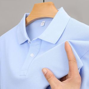 MAROLIO~出口法国！夏季短袖POLO 高档商务100%纯棉舒适T恤男士