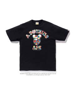 风油精品 BAPE MEDICOM TOY CAMO  TEE 积木熊联名猿人头短袖T恤