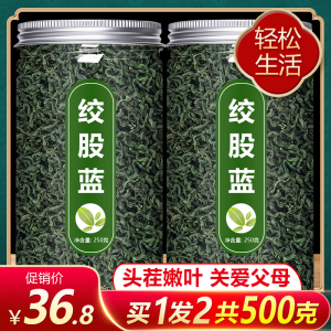 绞股蓝茶叶官方正品旗舰店野生特级平利高通风专用茶绞股兰