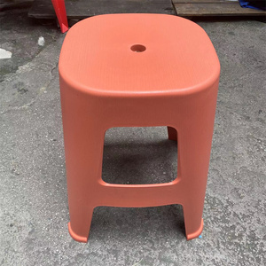欧式木纹凳塑料凳子餐椅桌椅坐椅多色可选塑胶板凳家用商用仿木纹