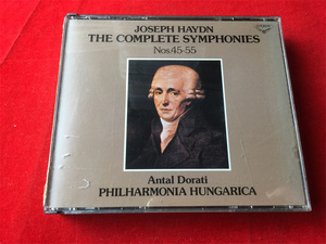 海顿交响曲45-55番 多拉蒂指挥 匈牙利爱乐乐团 R版 4CD 拆封