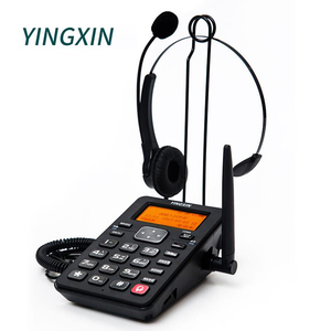 YINGXIN话务员客服耳麦电话机座机电销用无线插卡中文录音话务盒