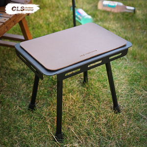 CLS户外两用款迷你折叠桌露营凳便携烧烤钓鱼写生椅折叠板凳马扎