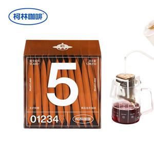 柯林咖啡 数字挂耳咖啡 法式风味手冲滤泡式黑咖啡粉 5号法式特醇