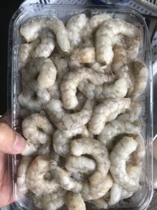 菜菜海鲜冷冻活虾现剥去虾线白虾仁无保水剂无泡药240克/*2约60只