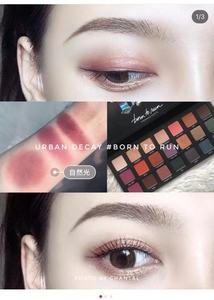 现货包邮 urban decay UD衰败城市born to run cherry樱桃眼影盘