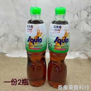 泰国进口鱼露 鱿鱼标香甜鱼露味露冬阴功汤木瓜沙拉700ml*2瓶包邮