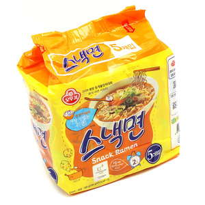韩国进口不倒翁快餐面/韩国奥土基拉面热泡米饭更好吃108g*5袋