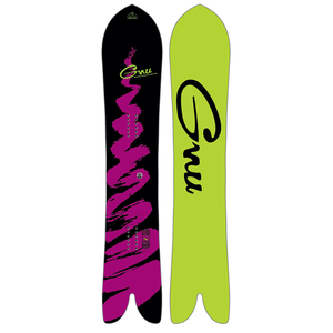 大连极速 二手板特卖美国 GNU男款 滑雪单板 粉雪野雪板 鱼尾分叉