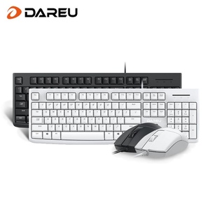达尔优LK185有线键盘鼠标套装办公游戏笔记本外接键盘打字U