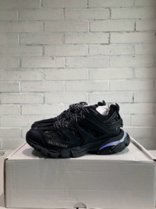 Balenciaga Track 2 Mesh, Nylon And Rubber Sneakers In Black