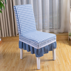 定做餐桌椅子套罩厅装布艺现代简约长方形家用清新小凳子方形座椅