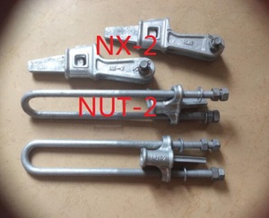 电力线路金具NUT-2可调式拉线耐张线夹 UT-1/UT-3/UT-4锲型线夹NX
