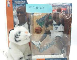 【现货】麦克法兰 NBA 1代 加内特 篮球人偶玩偶模型手办公仔