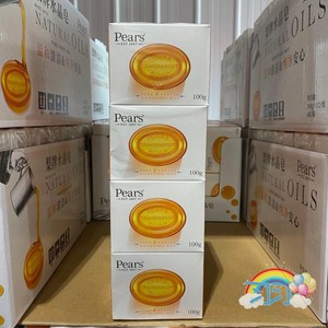 山姆Costco代购 PEARS梨牌琥珀橙精油润养水晶皂香皂肥皂100g单个