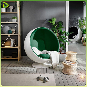半圆玻璃钢懒人太空椅鸡蛋壳球座椅单人泡泡沙发定制透明吊椅家具