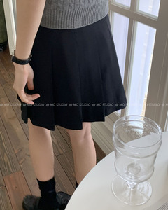 MO STUDIO｜韩国 短款时尚版型chao正的短款百褶裙半身裙041212