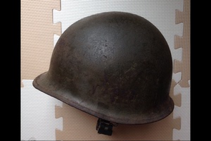 二战美军军版原品M1头盔钢盔 外盔640+越战内盔330