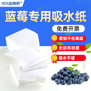 蓝莓垫纸包装吸水纸生鲜食品水果保鲜吸潮纸无纺布冬枣果蔬盒子