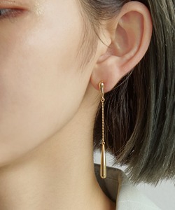 日本代购 GOLDY包拼邮 日系耳夹金属水滴流苏设计无耳洞时尚个性