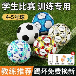 4号足球儿童小学生专用球四号5号球成人青少年初中生中考专业训练