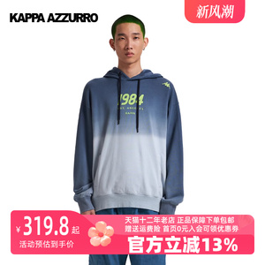 Kappa卡帕Azzurro系列套头帽衫情侣男女运动休闲透气卫衣KAA0KT19