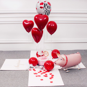 网红告白气球520求婚惊喜盒子情人节送男女友抖音创意生日礼物盒