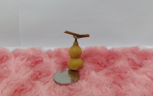 收藏级 文玩小葫芦把玩手捻 2.9CM草里金 超美宝葫芦型 极品P1302