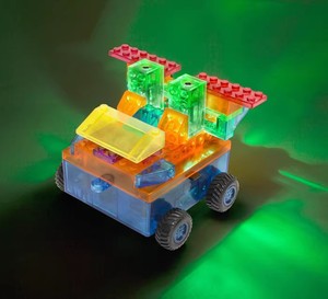LASER PEGS镭射派 Runners科学工程车3D立体光效小颗粒拼插积木