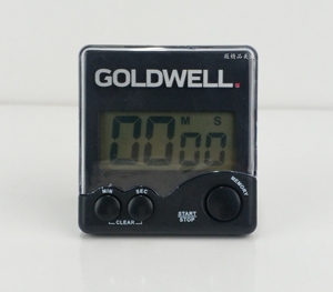 歌薇美发工具发廊染发烫发定时器厨房提醒器黑色大屏秒表倒计时器