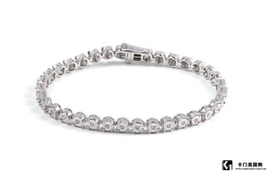 卡门美国购MS.Jewelry36颗南非钻石泡泡手链0.44克拉/条