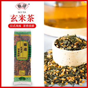 日本茶 日本进口宇治园/宇治之露/贩道玄米茶-日式玄米茶200g