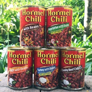 Hormel Chili美国蔬菜特辣即食罐头 玉米饼馅料 荷美尔有豆辣椒酱