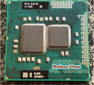 一代 I5 430M 笔记本CPU 2.26睿频2.54G 3M 原装正式版PGA HM55