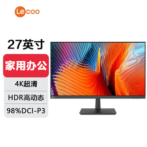 联想27英寸4K超清IPS屏 HDR10 专业设计电脑显示器 显示屏 M2721U