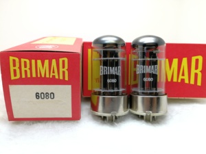 全新英国宝马BRIMAR 6080/6N5P/6AS7/5998/421A电子管
