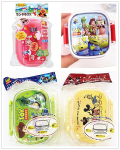 日本购回面包超人米奇米妮玩具总动员水果团饭辅食便当盒子零食盒