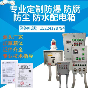 防爆配电箱动力照明控制箱防爆接线箱操作柱断路器仪表操作箱定做